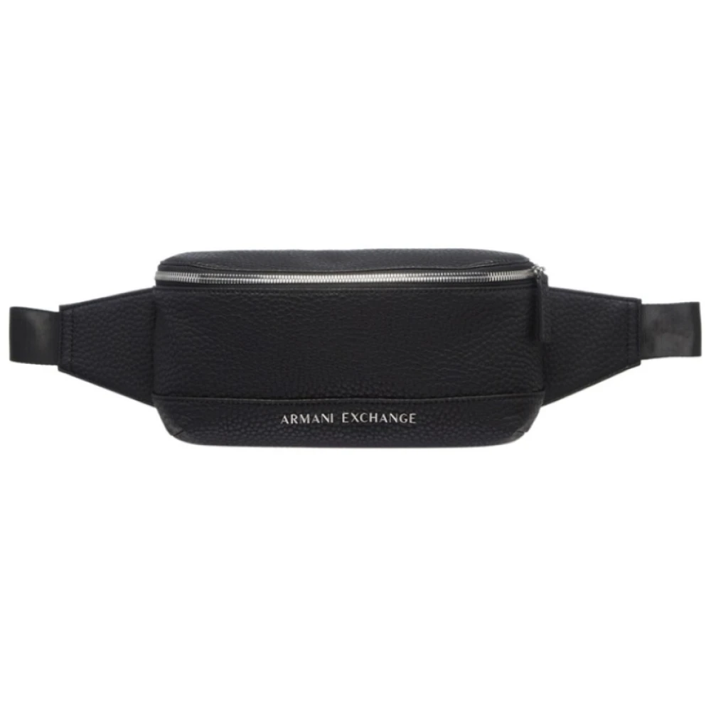 Armani Exchange Herr Svart Väskor One Size, Polyester, Bältesväskor