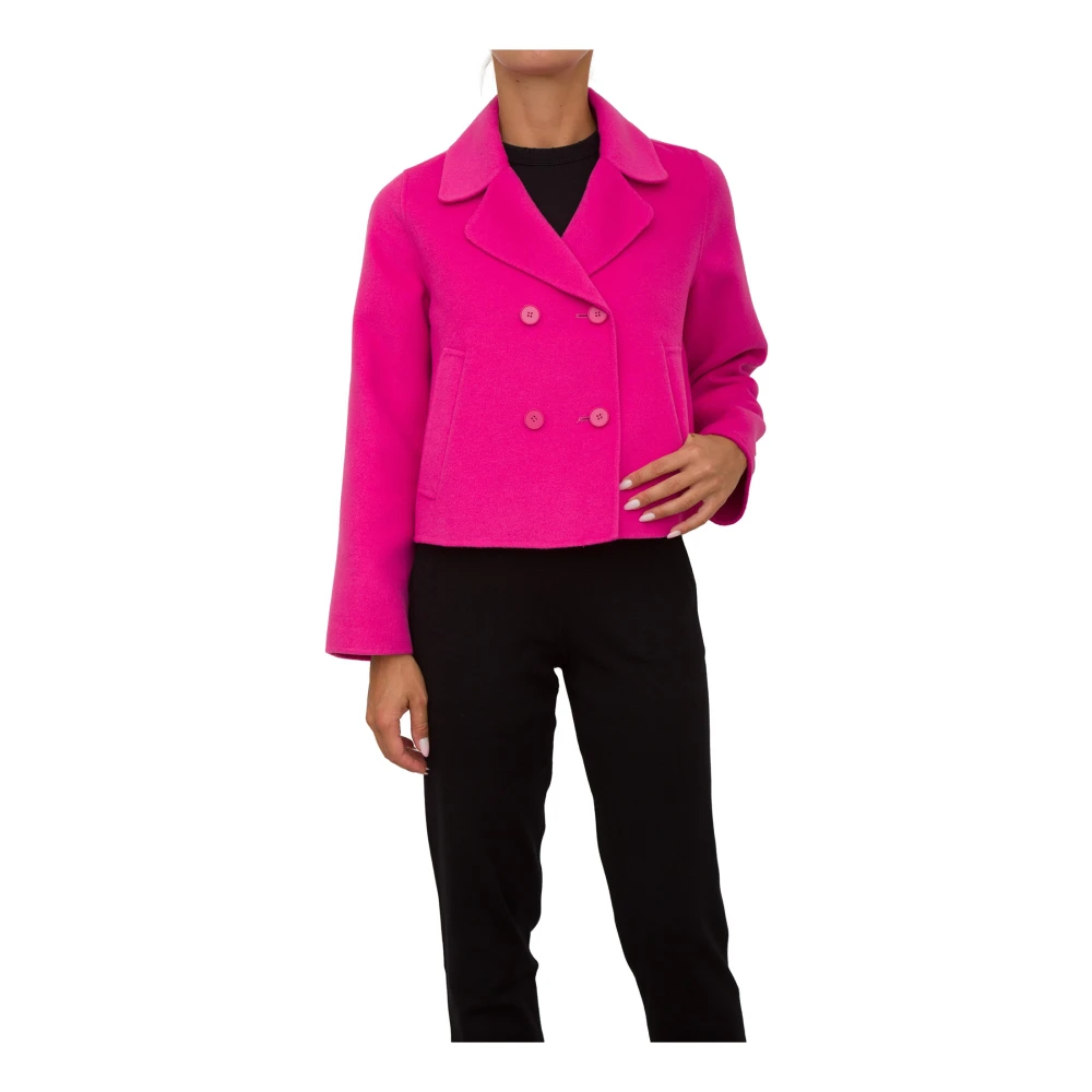 Marella Stijlvolle Winterjas Pink Dames