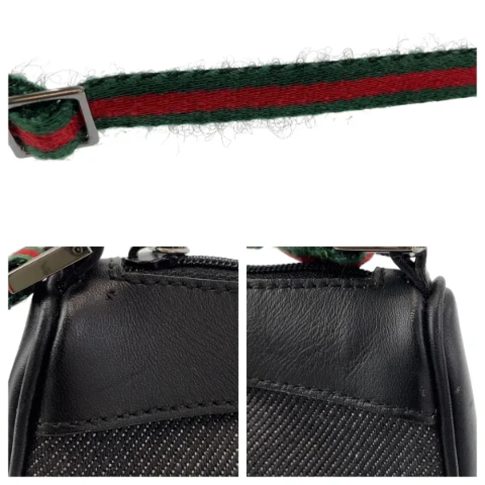 Gucci Vintage Pre-owned Canvas gucci-bags Black Dames