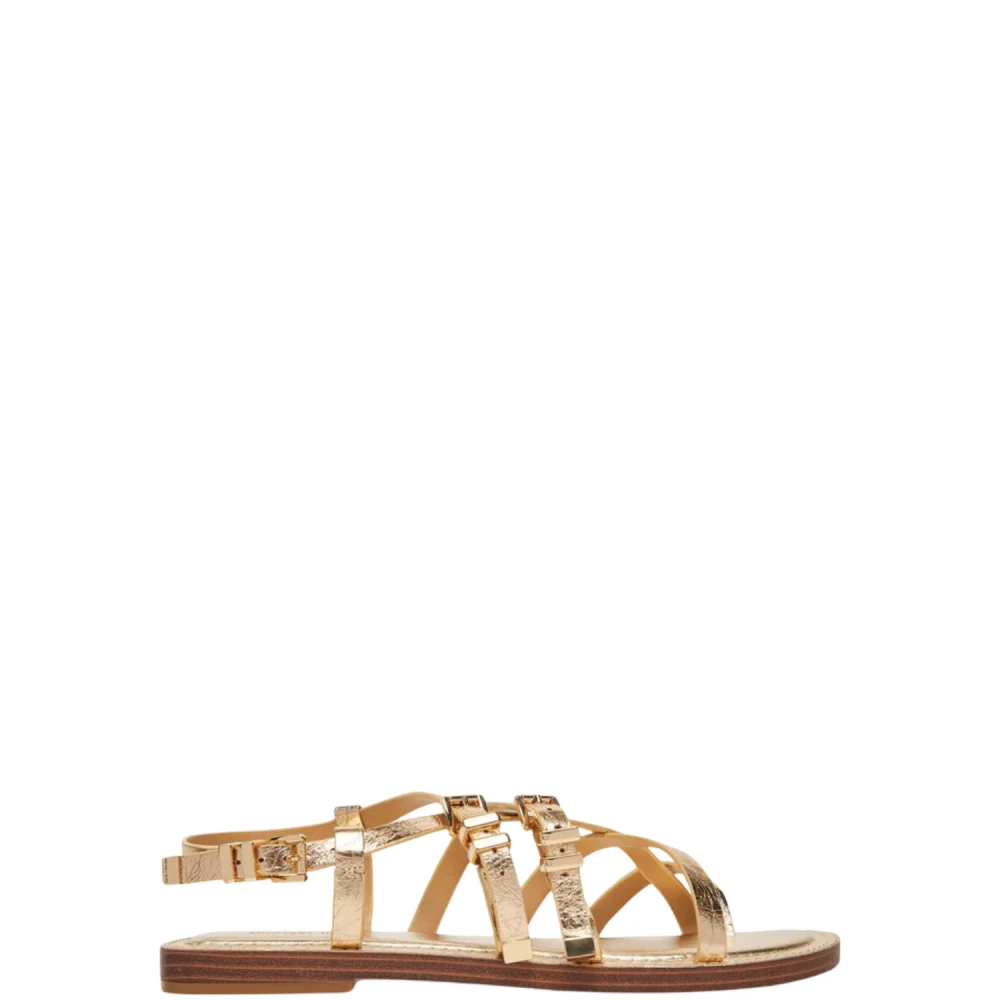 Michael Kors Women's Yellow Darrington Flat Sandal