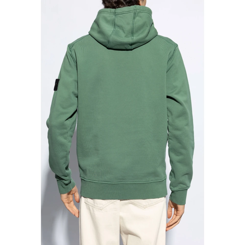 Stone Island Hoodie Green Heren