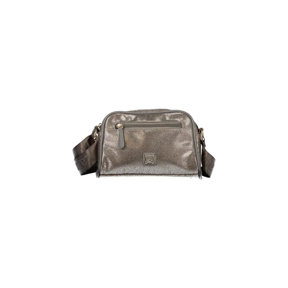 Laura Biagiotti , Cross Body Bags, Female, Gray, One Size, Polyester Handbag With Multiple Compartments