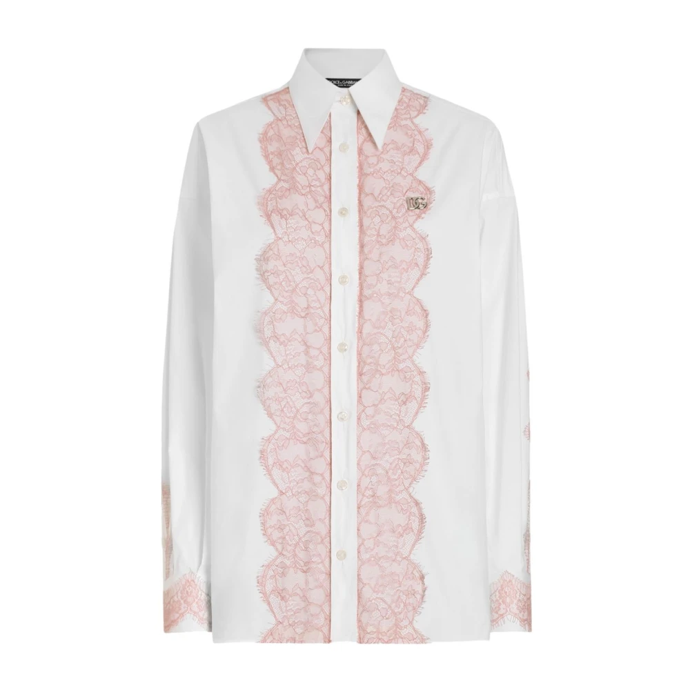 Dolce & Gabbana Witte Overhemden voor Mannen White Dames