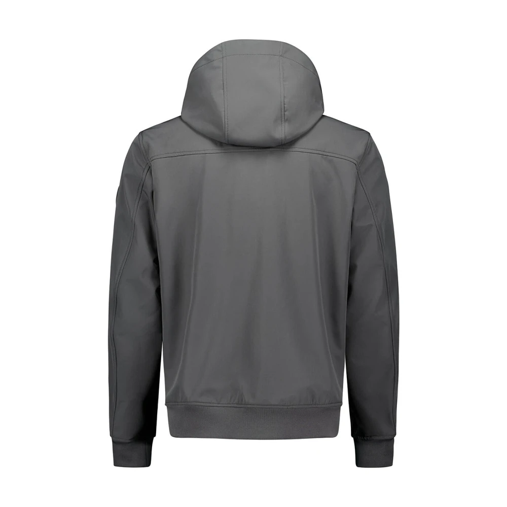Airforce Capuchon Softshell Jas Gray Heren