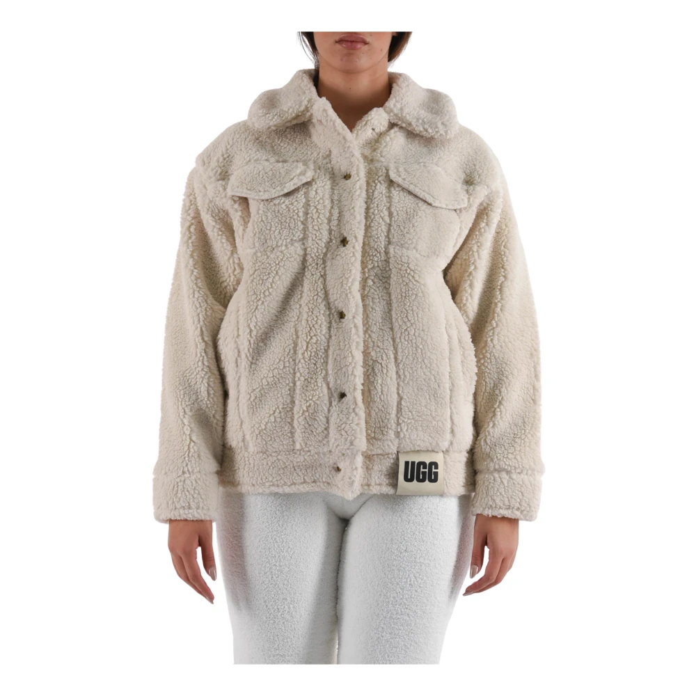 Ugg Frankie Fleece Jas White Dames