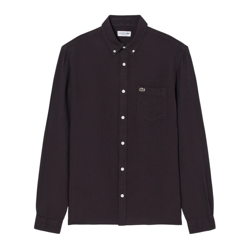 Lacoste Men's Brown Camicia - Casual Shirts - 4XL - Shirts