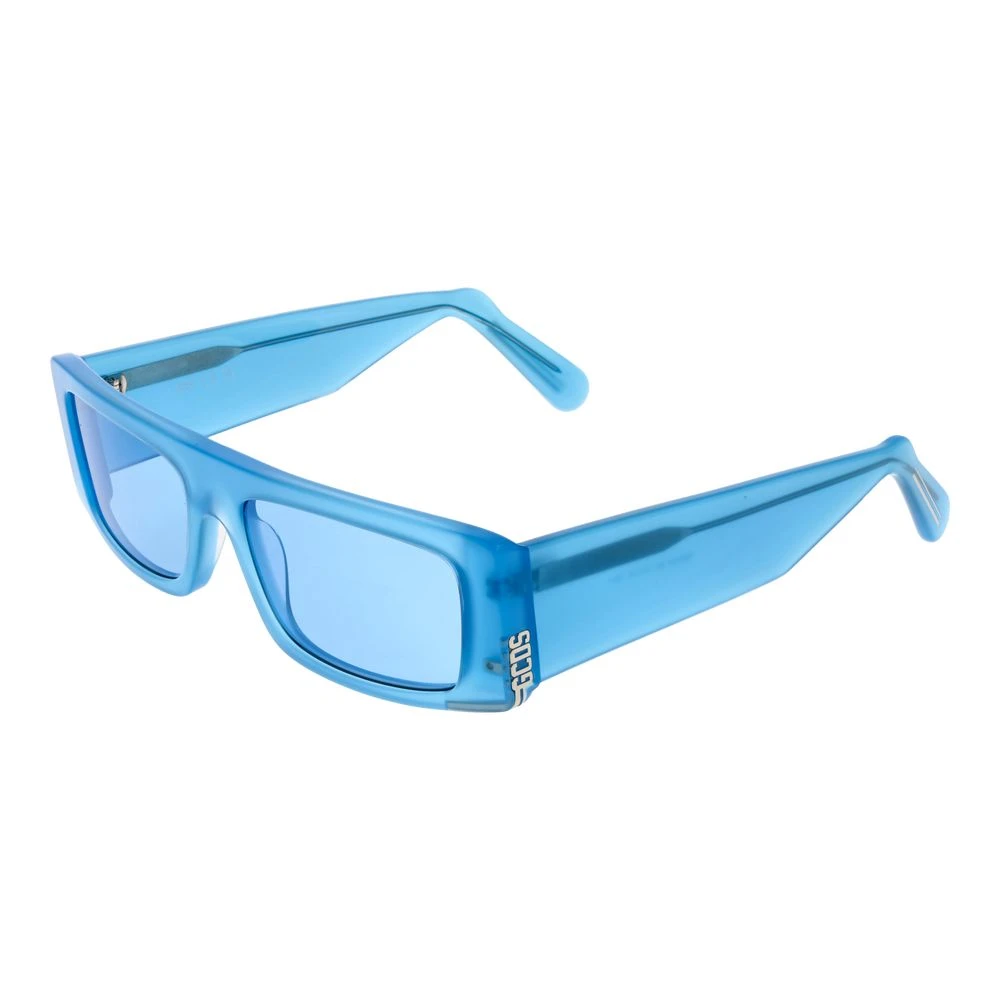 Gcds Unisex Blue Sunglasses Rectangular Style