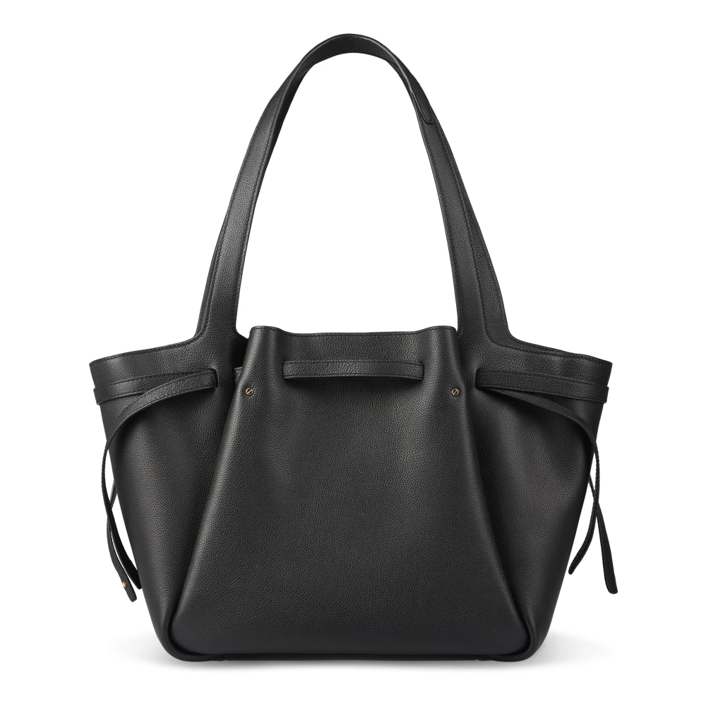 TORY BURCH Zwarte Pebbled Tote Tas Black Dames