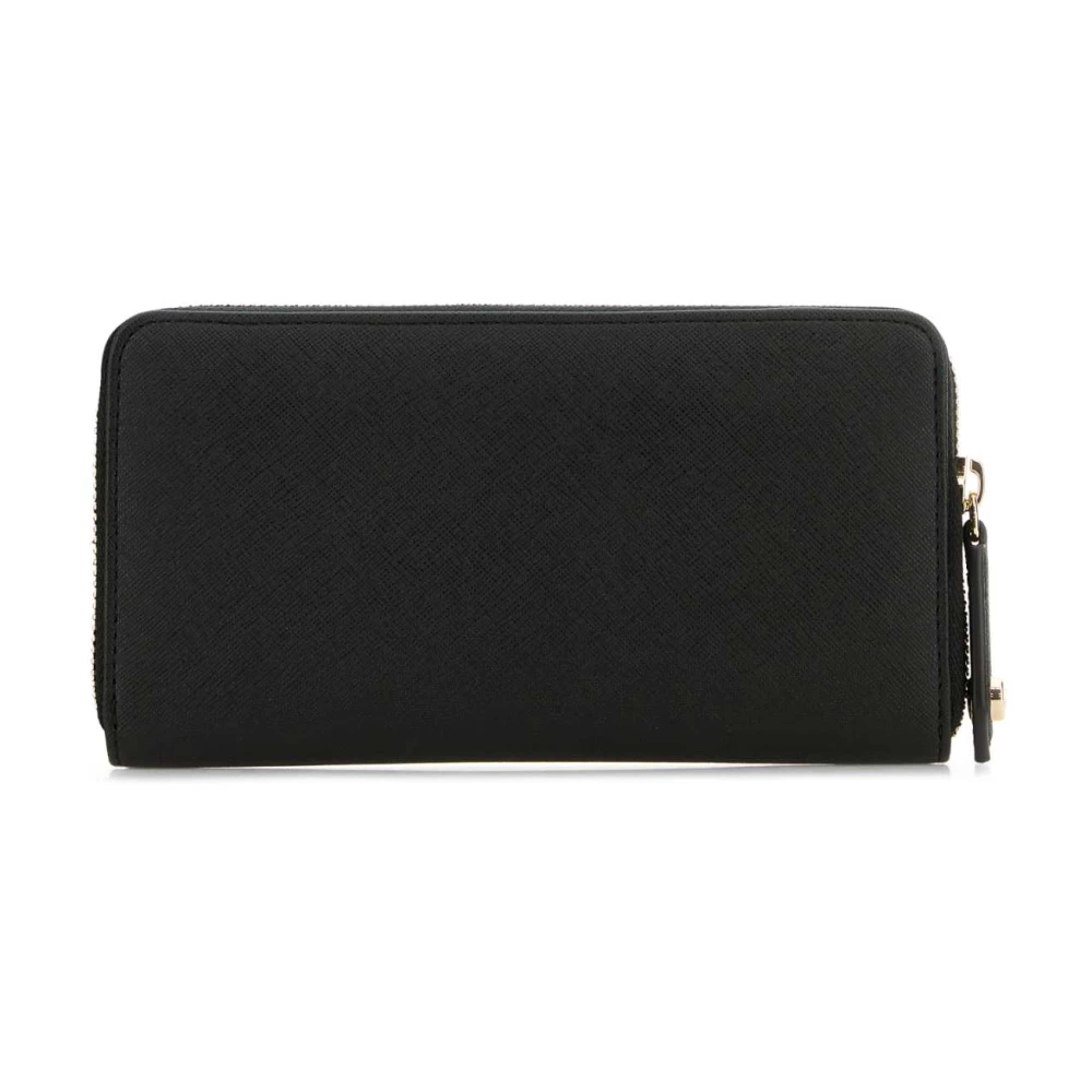 Vivienne Westwood Klassieke Zwarte Leren Portemonnee Black Dames