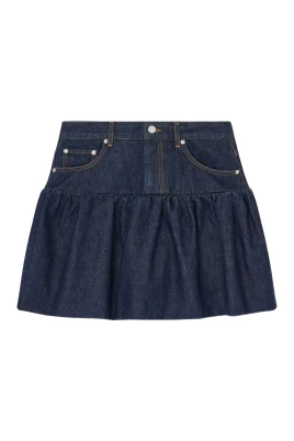 Denim Bubble Skirt