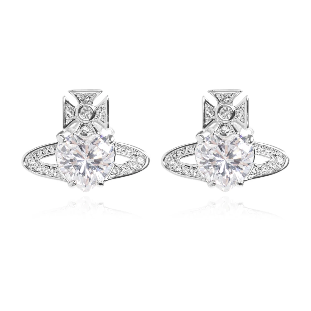 Vivienne Westwood Gray Earrings, Female, One Size, Ariella Earrings