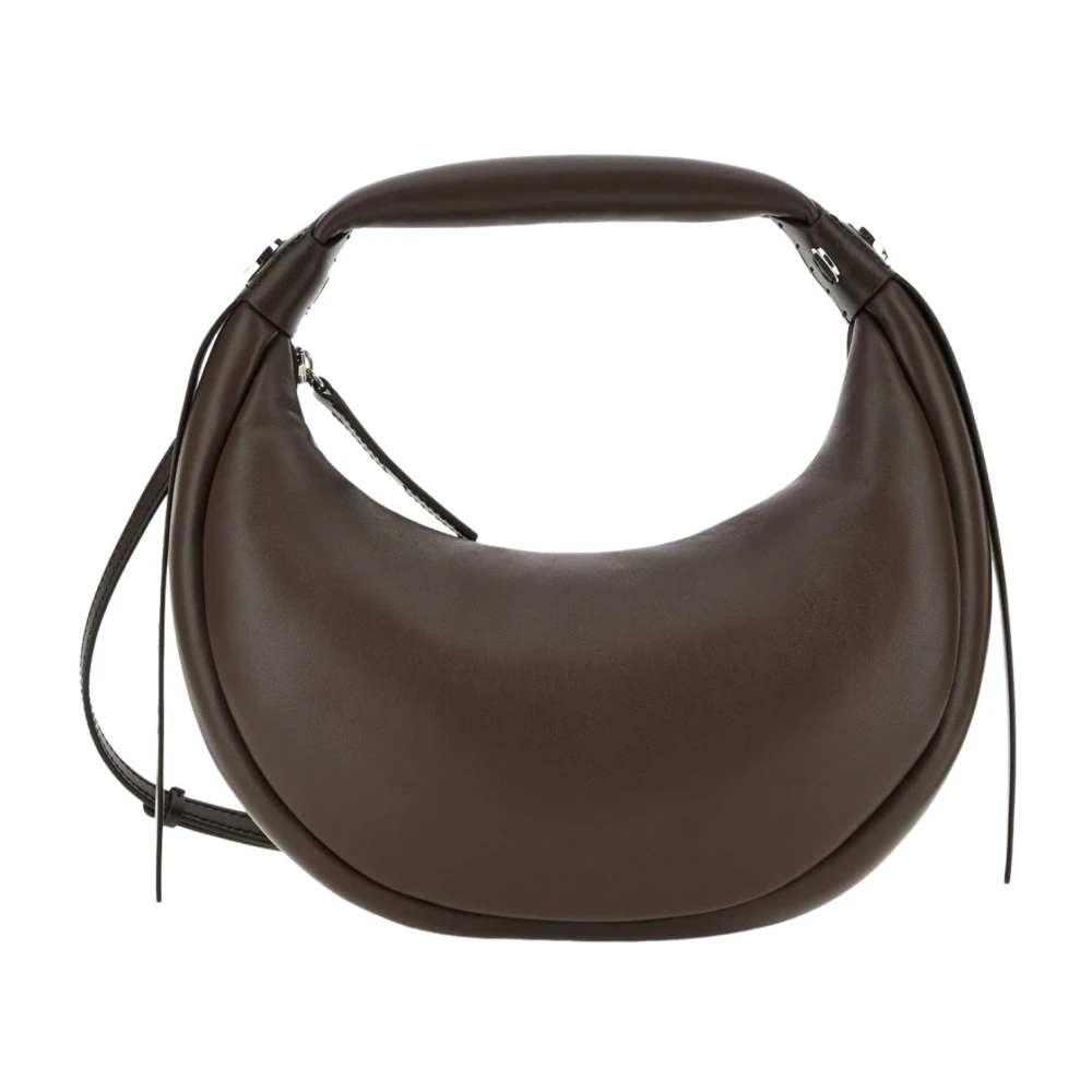 Hogan Bruine leren hobo tas Brown Dames