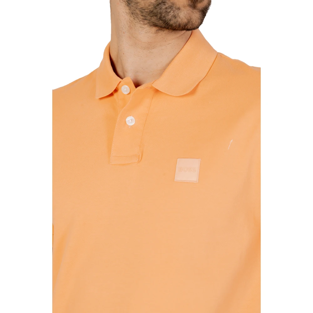 Boss Polo Shirts Orange Heren