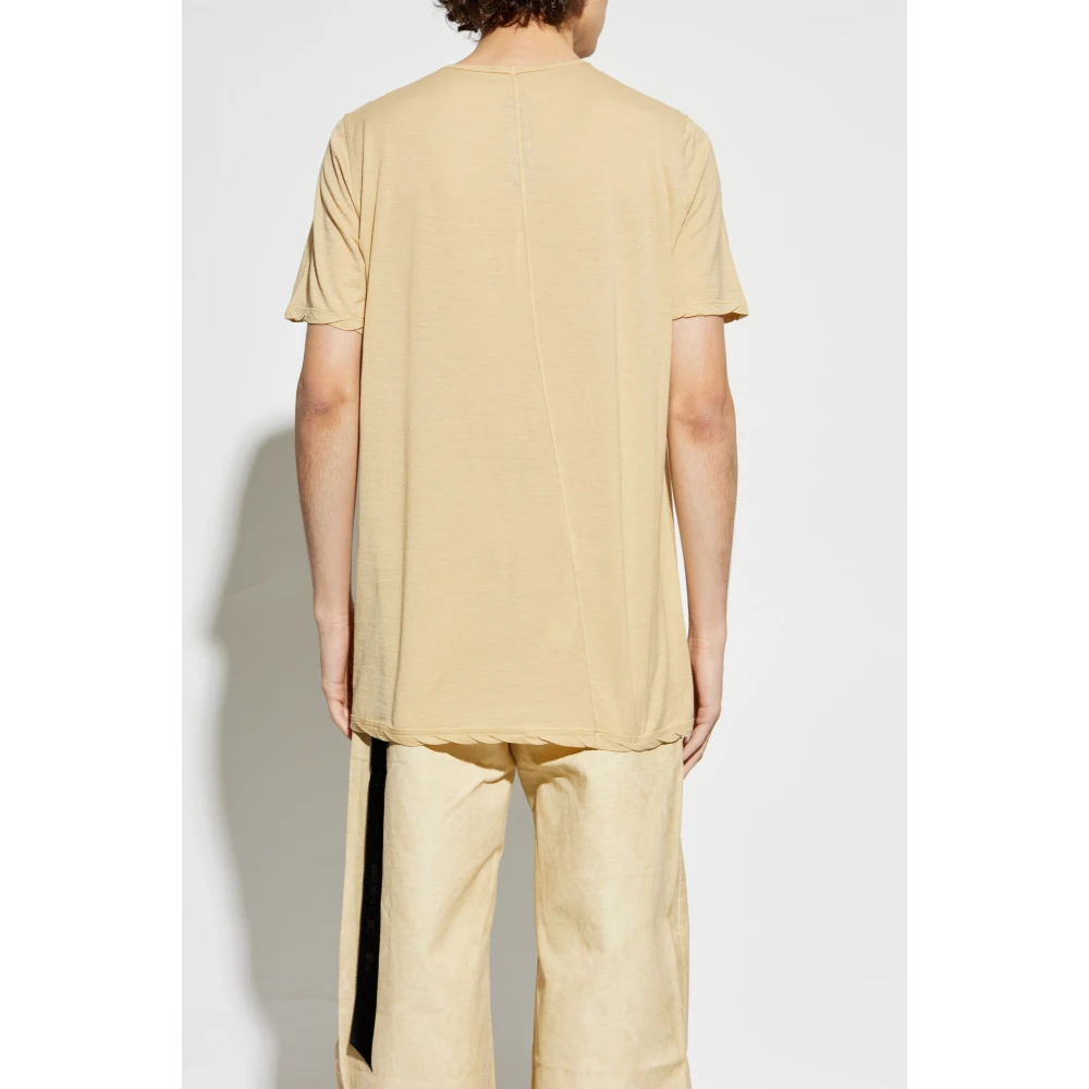 Rick Owens Katoenen T-shirt Beige Heren