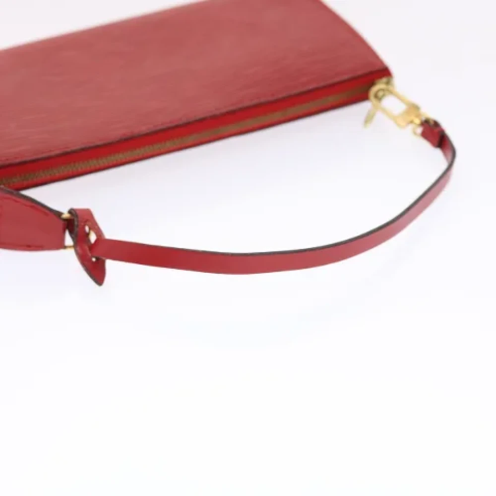 Louis Vuitton Vintage Pre-owned Leather clutches Red Dames