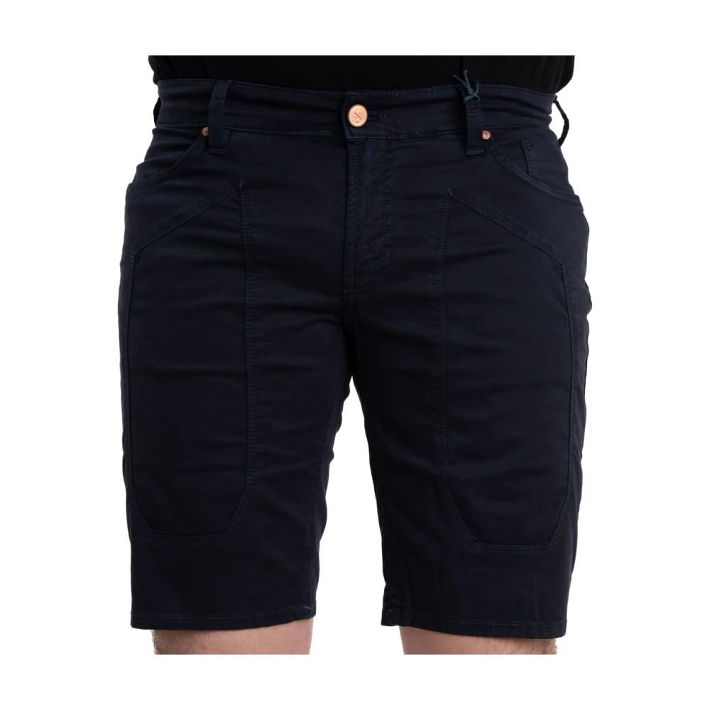 Jeckerson Casual Shorts Blue Heren