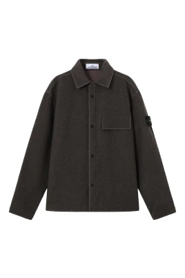 Micro-Bouclé Overshirt