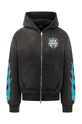MA Flames Zip Hoodie