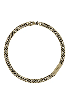 Halsband med bricka