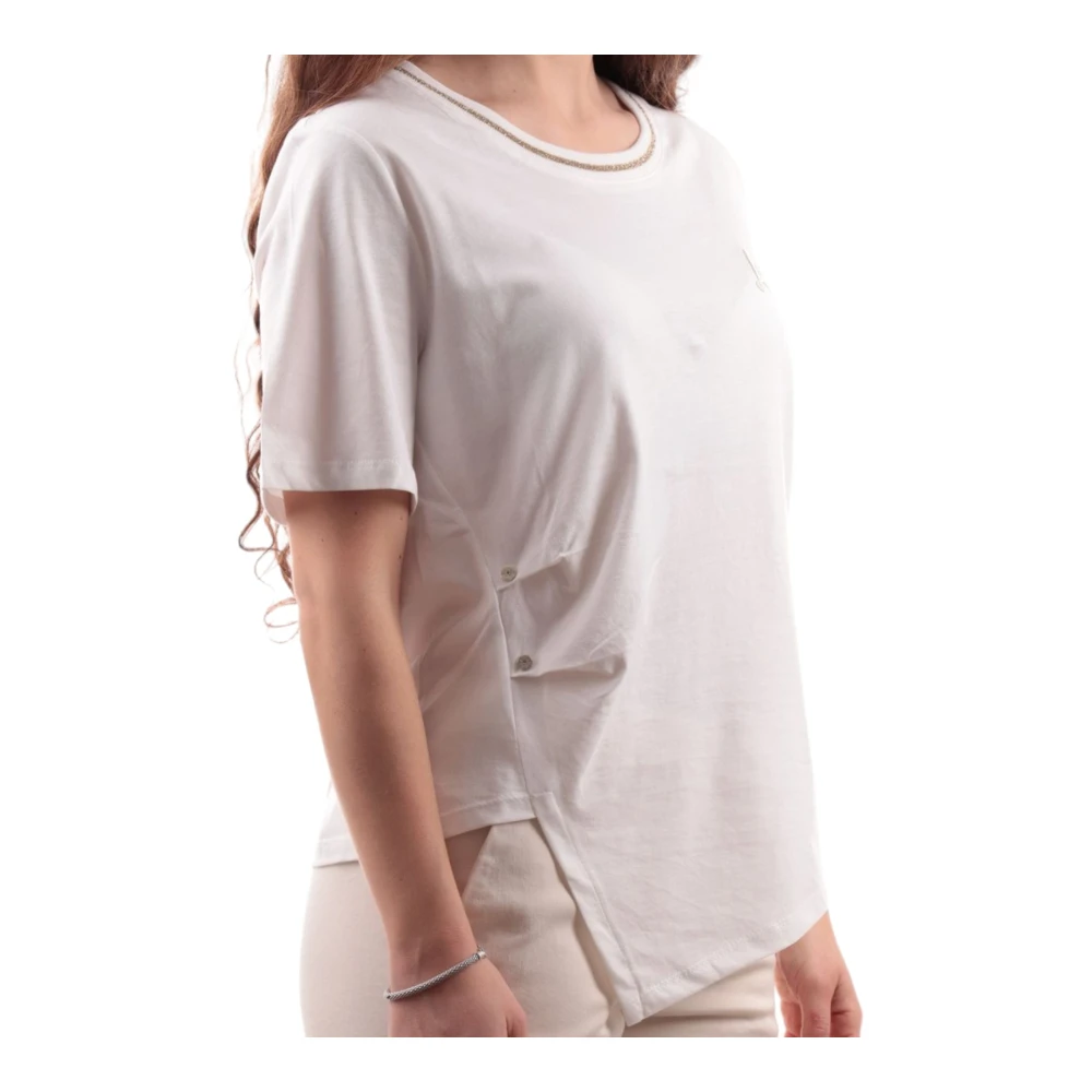 Liu Jo Korte Mouw T-shirt White Dames