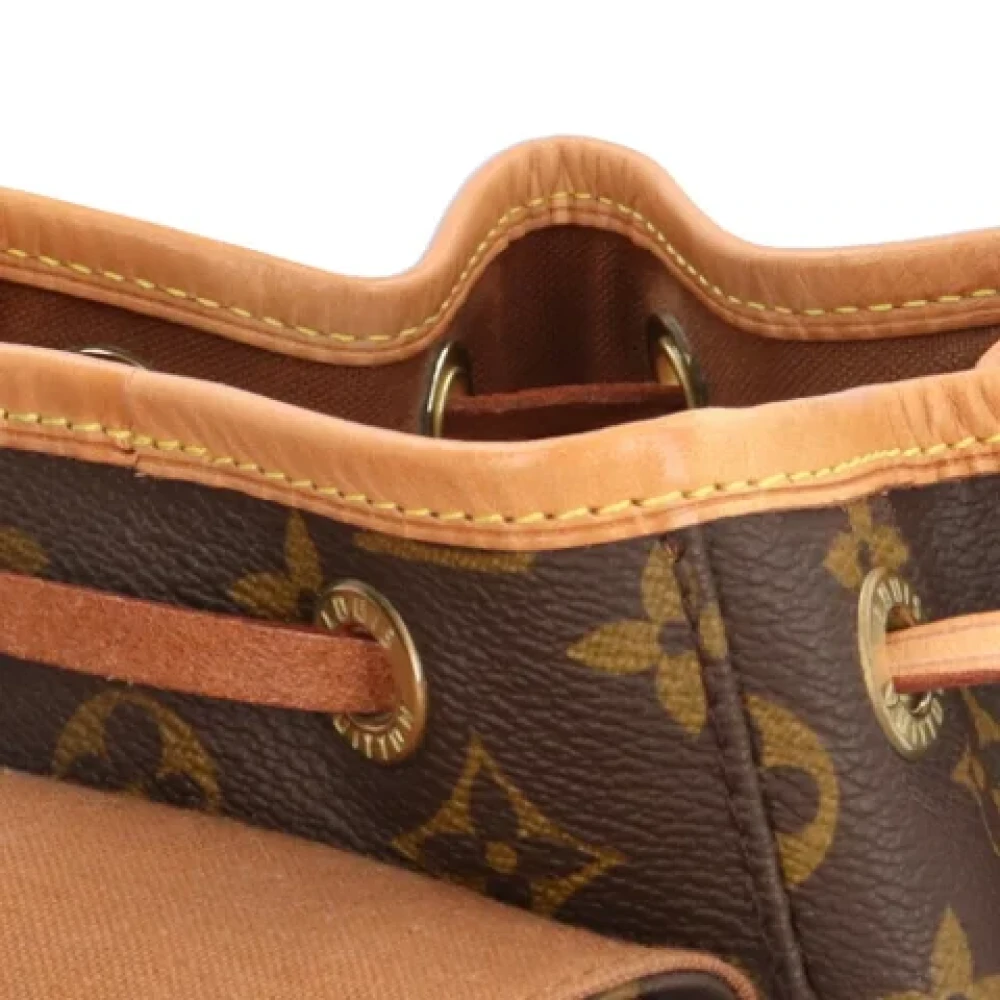 Louis Vuitton Vintage Pre-owned Canvas backpacks Brown Dames