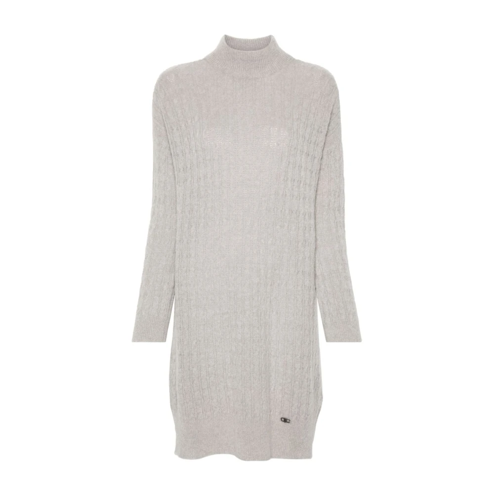 Liu Jo Grijze Gebreide Jurk Gray Dames