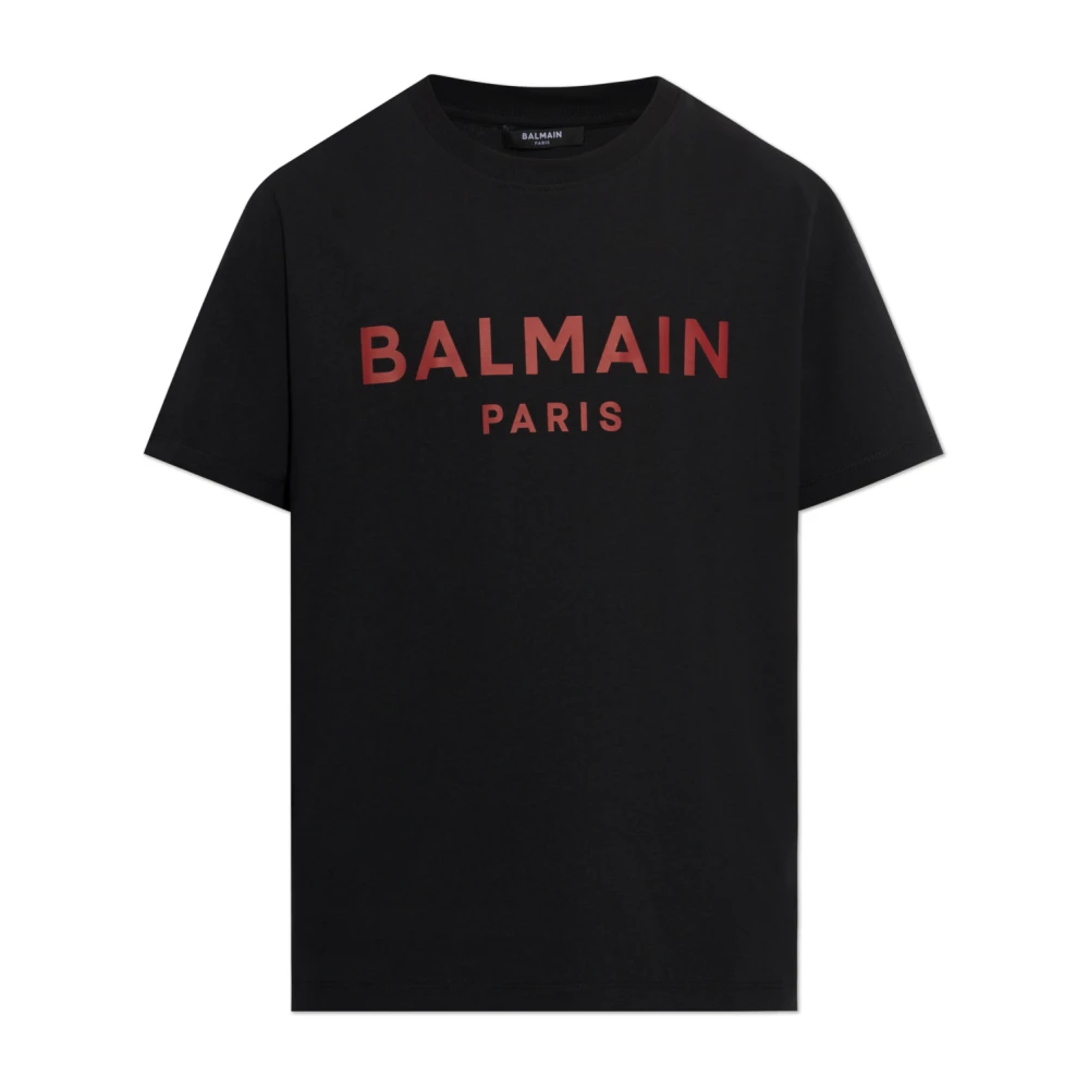 Balmain Uomo Nero - T-Shirt Con Logo - Tops - 2XL