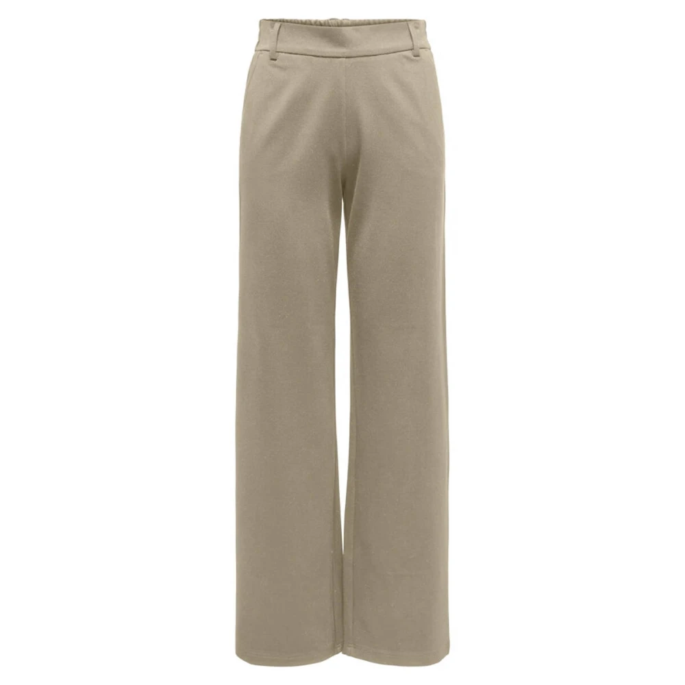 Only Life Straight Broek Beige Dames
