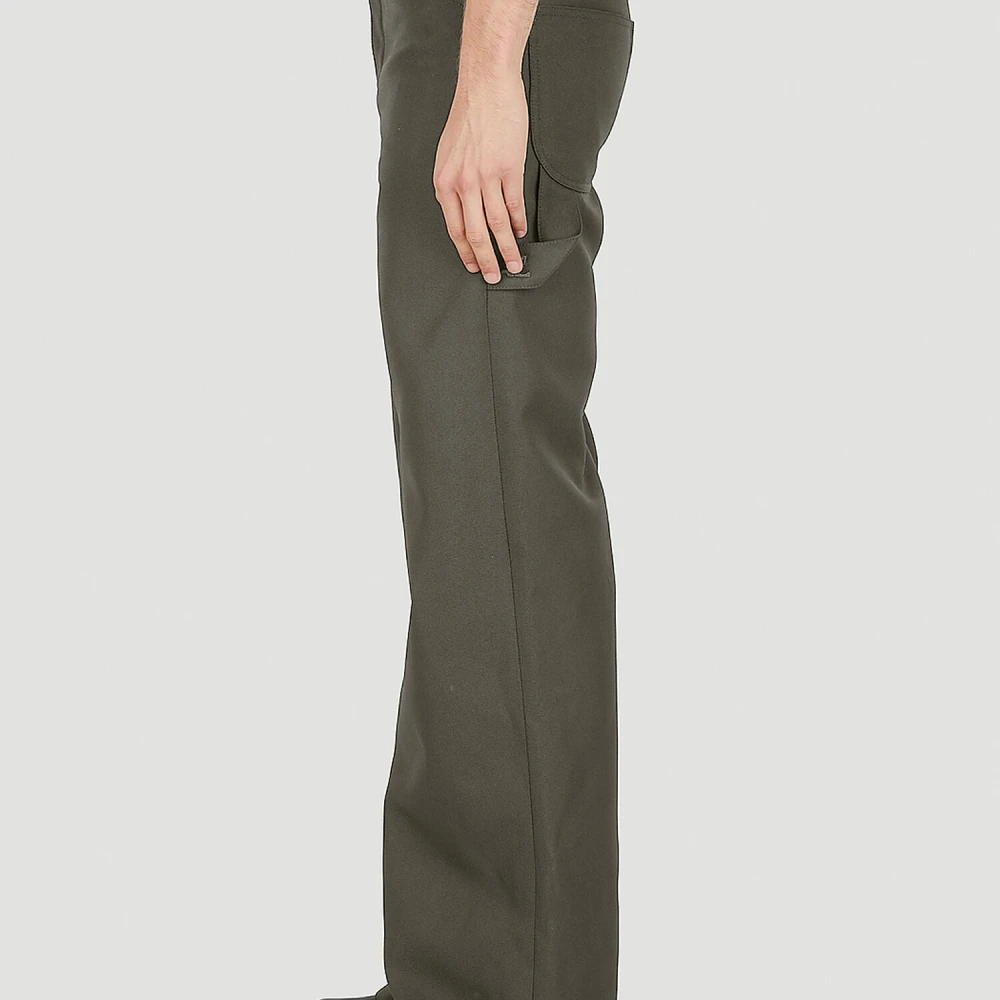 Courrèges Twill Baggy Pants Gray Heren