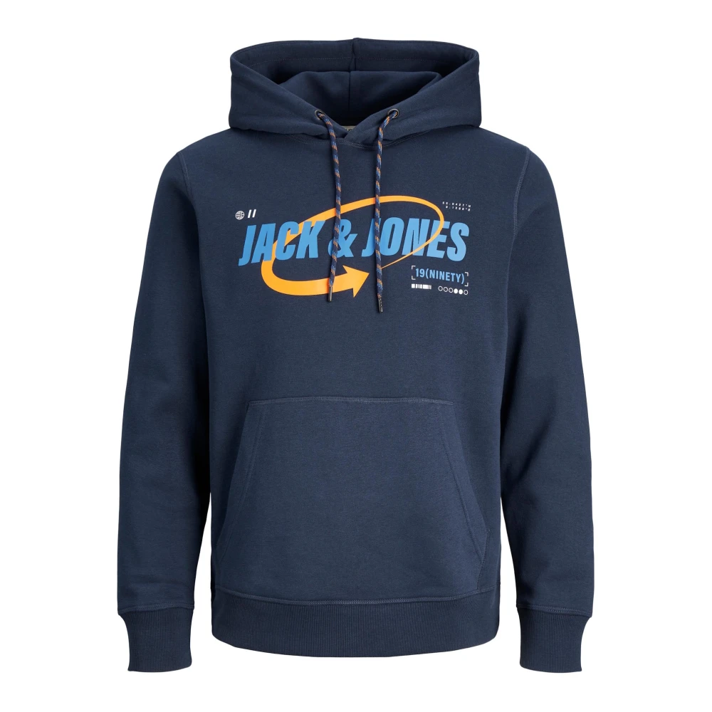 Jack & jones Zwarte Hoodie Sweatshirt Blue Heren