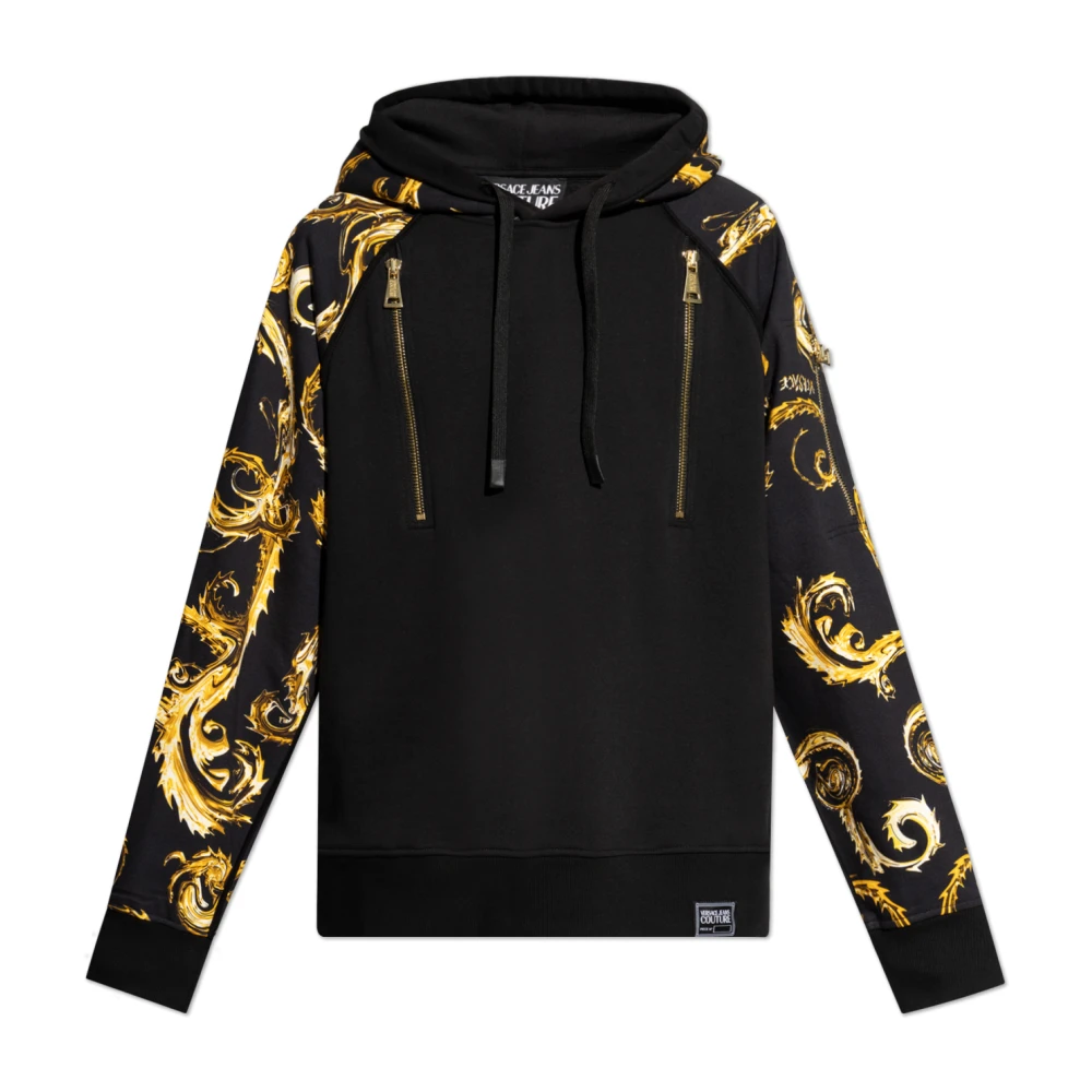 Versace Jeans Couture Capuchontrui Black Heren