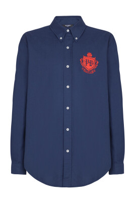 chemise-en-coton-oxford-college-emblem