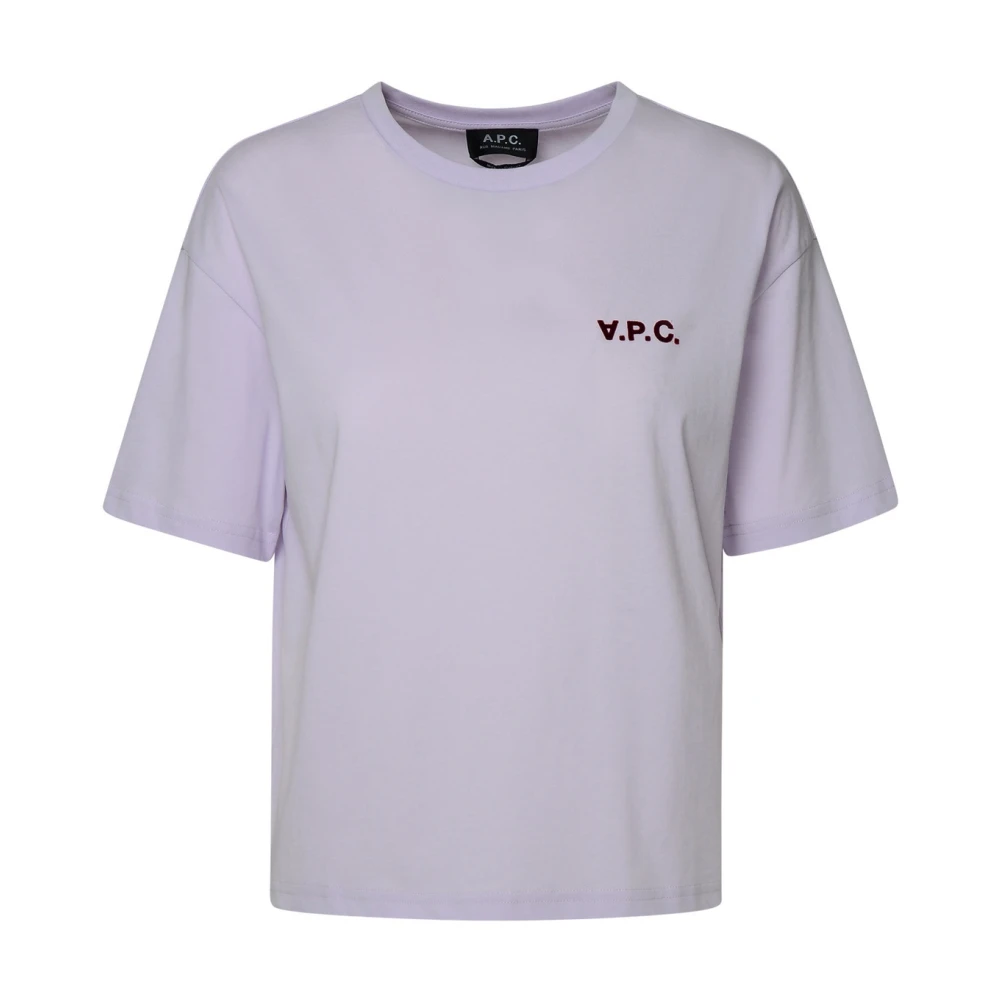 A.p.c. - Tops > T-Shirts - Purple - A.p.c. - Modalova