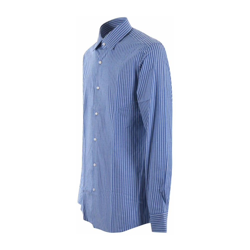 Hugo Boss Casual Shirts Blue Heren