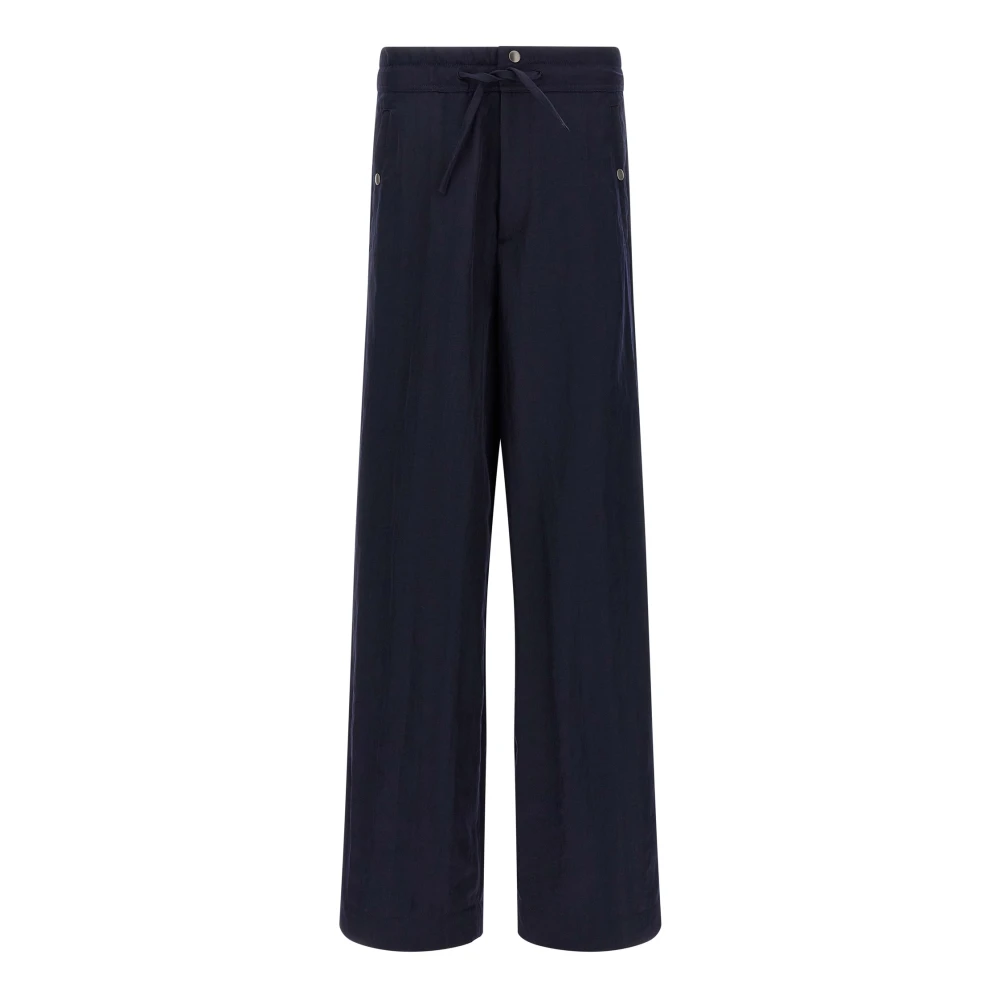 Dries Van Noten Uomo Blu Pantaloni, M, New,