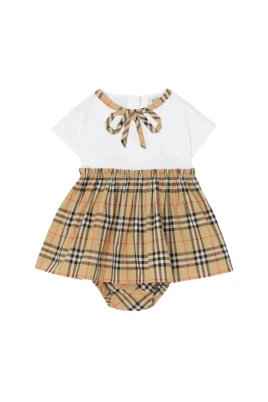Deborah Check-klänning med bloomers