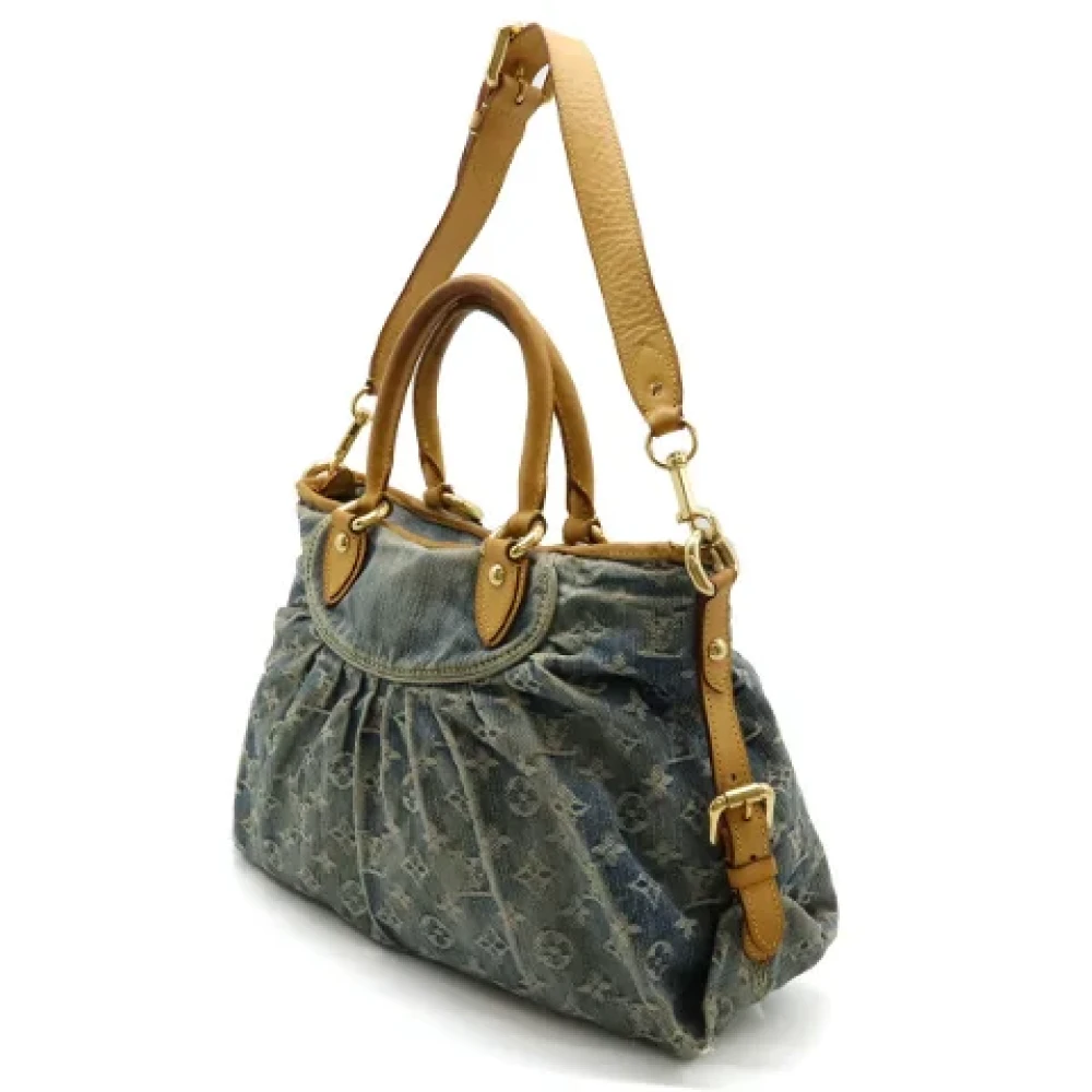 Louis Vuitton Vintage Pre-owned Denim louis-vuitton-bags Blue Dames