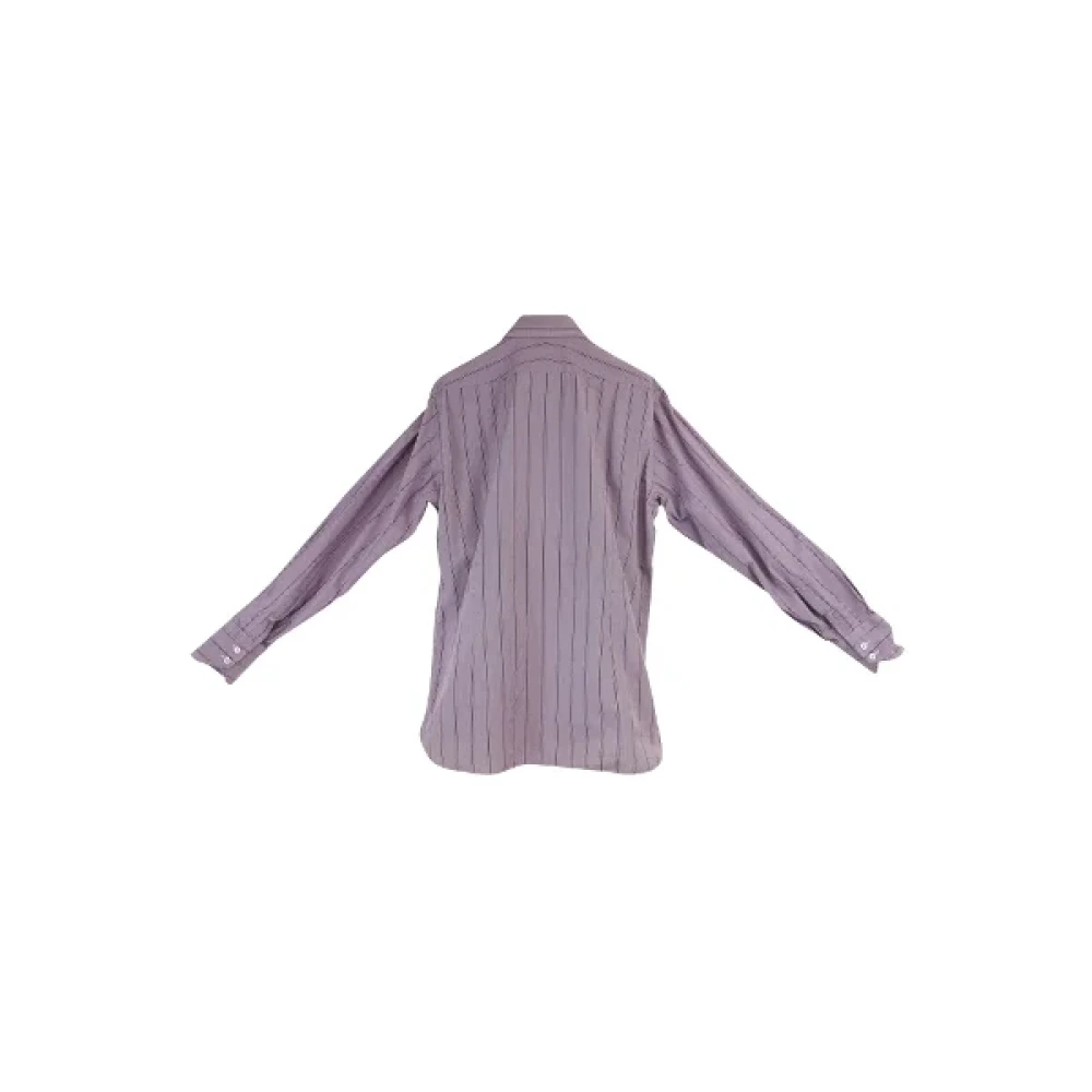 Tom Ford Pre-owned Cotton tops Purple Heren