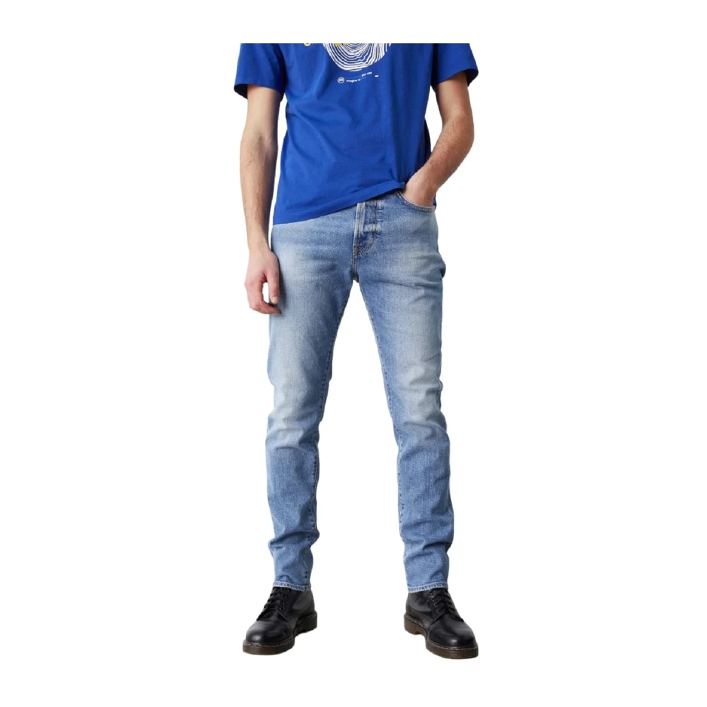 GAS Klassieke Denim Jeans met 5 Zakken Blue Heren