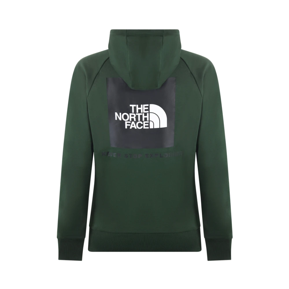The North Face Hoodie Green Heren