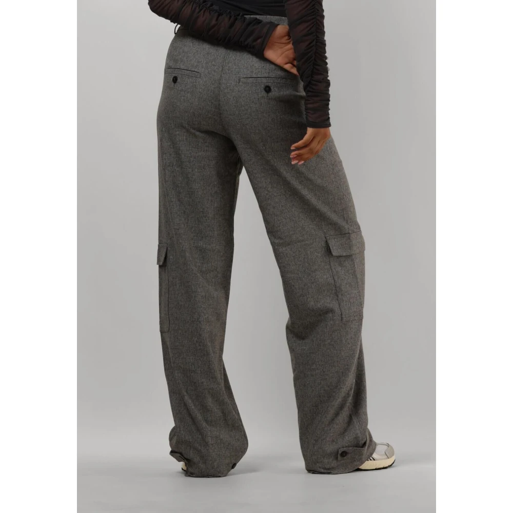 Fiveunits Sophia Cargo Strap Broek Gray Dames