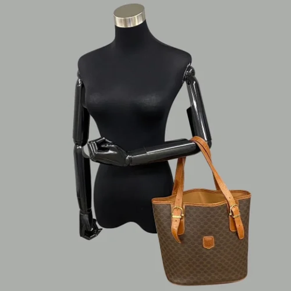 Celine Vintage Pre-owned Leather totes Brown Dames