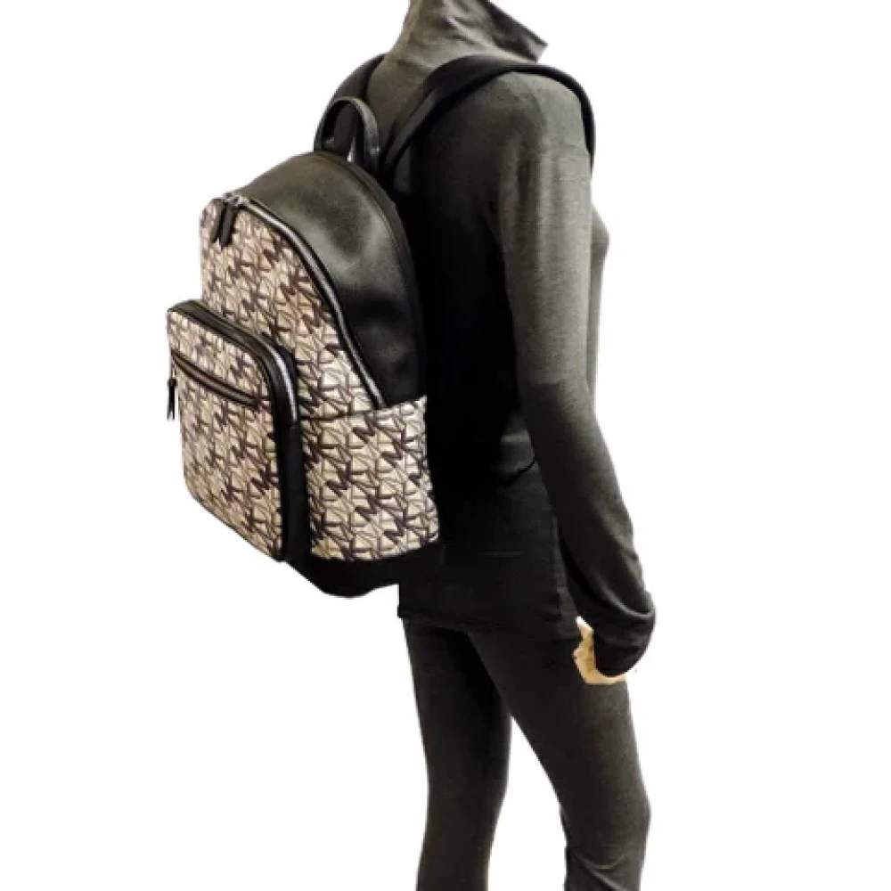 Michael Kors Pre-owned Coated canvas backpacks Black Dames