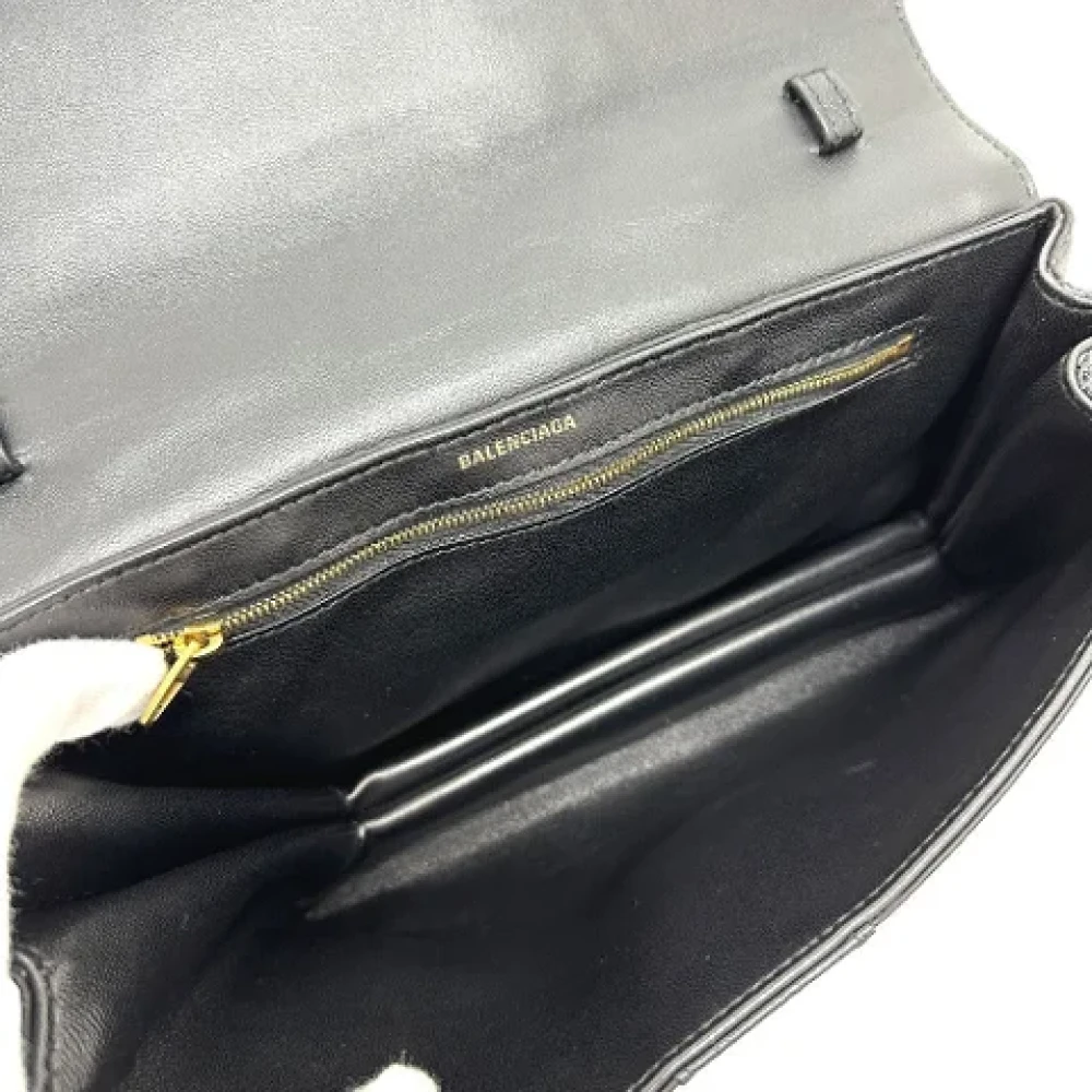 Balenciaga Vintage Pre-owned Leather balenciaga-bags Black Dames