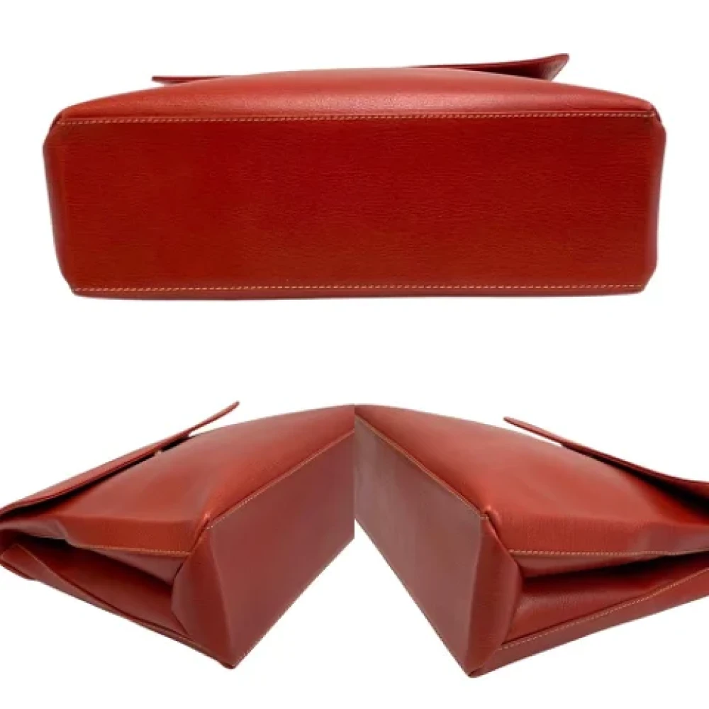 Loewe Pre-owned Leather handbags Red Dames