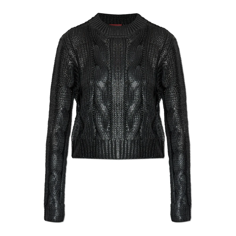 Diesel Donna Nero Maglie, L, New,