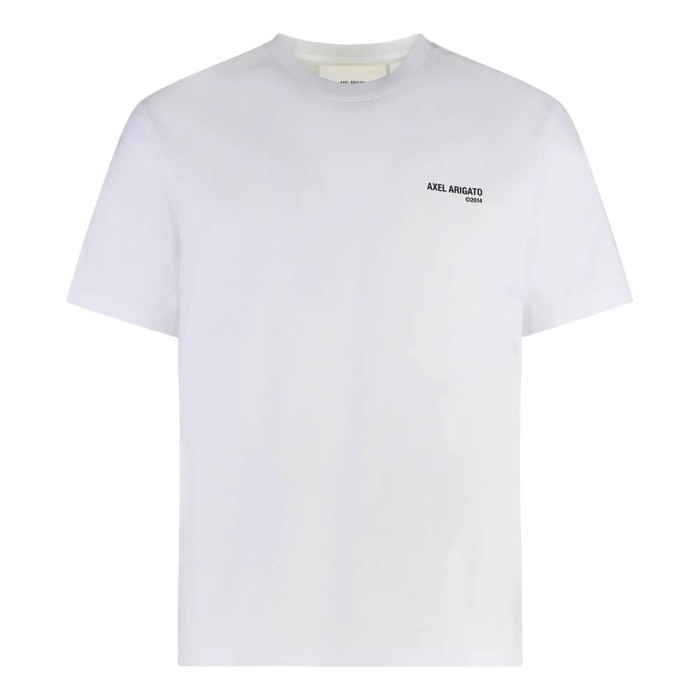 Axel Arigato Katoenen Crew-neck T-shirt White Heren