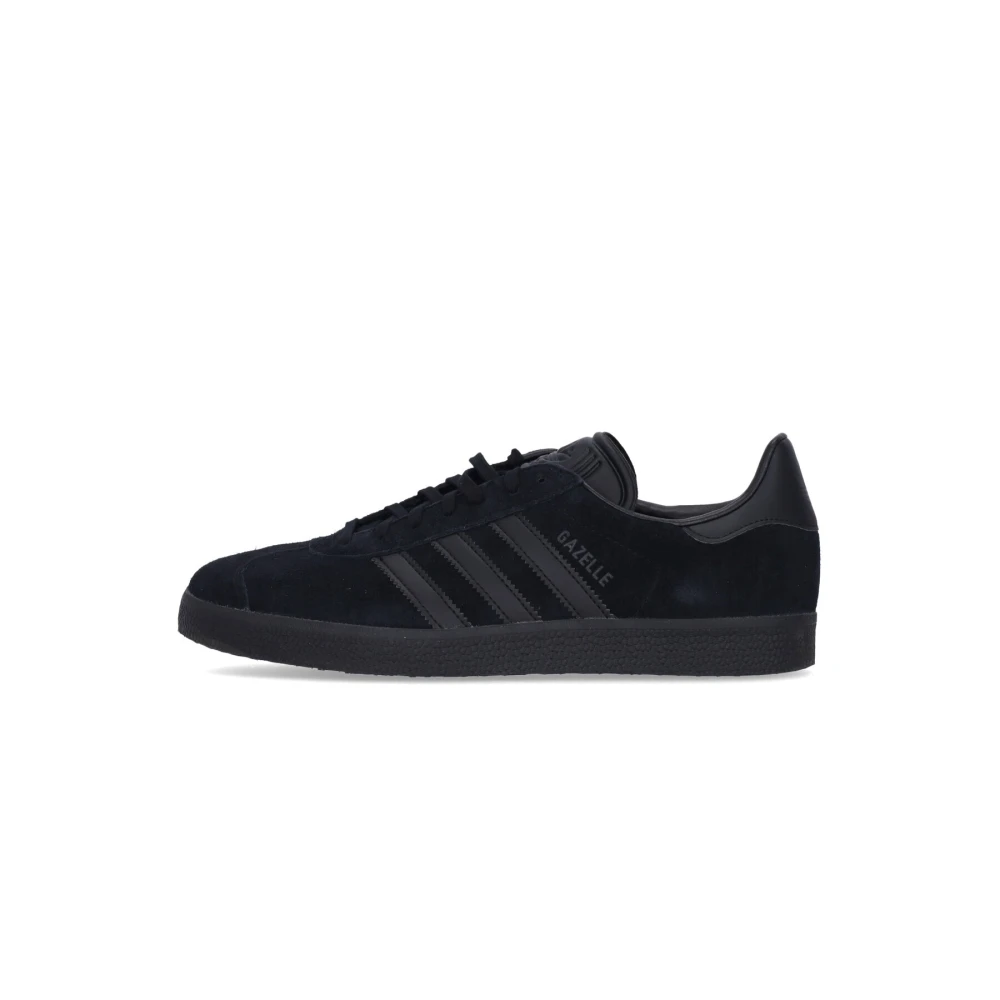Adidas Svart Gazelle Låg Sneaker Streetwear Black, Herr