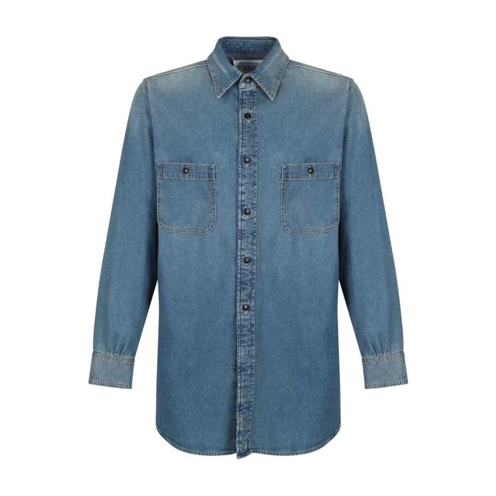 Maison Margiela Stijlvolle Overhemden Collectie Blue Heren
