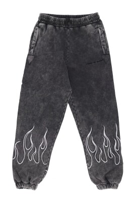 flames-embroidered-fleece-tracksuit-pants-grey